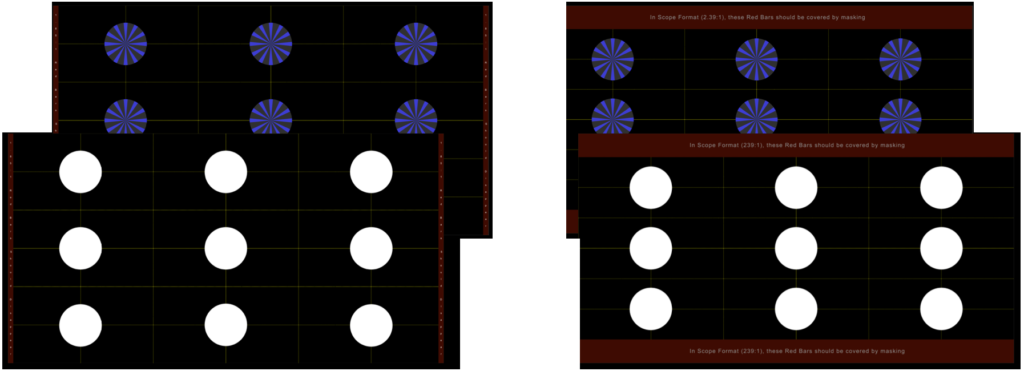 3x3 ANSI Luminance test patterns